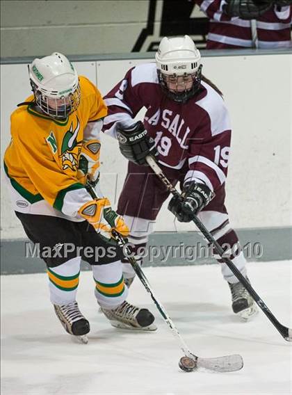 Thumbnail 3 in LaSalle Academy vs North Smithfield (RIIL Division I Final Game 2) photogallery.