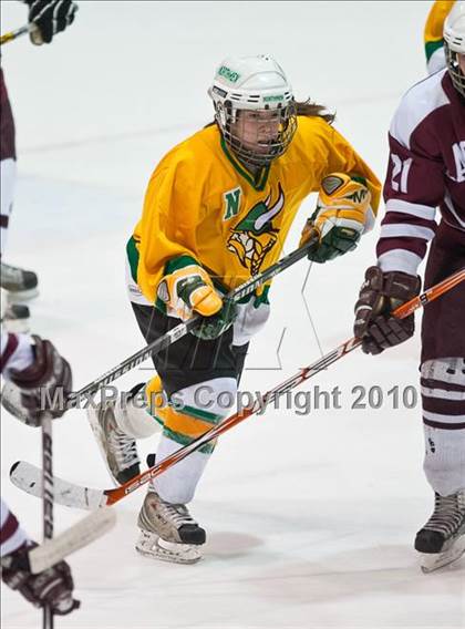 Thumbnail 2 in LaSalle Academy vs North Smithfield (RIIL Division I Final Game 2) photogallery.