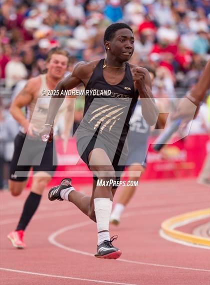 Thumbnail 3 in CHSAA State Championships (4 x 100m Finals) photogallery.