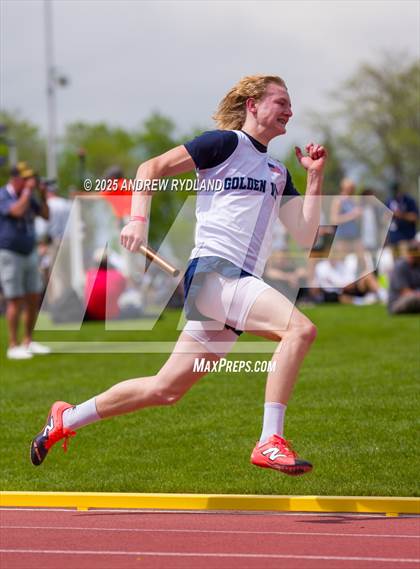 Thumbnail 2 in CHSAA State Championships (4 x 100m Finals) photogallery.
