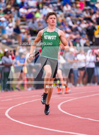 Thumbnail 3 in CHSAA State Championships (4 x 100m Finals) photogallery.
