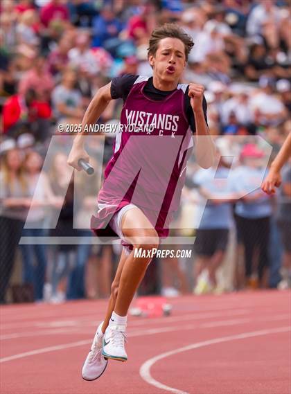 Thumbnail 2 in CHSAA State Championships (4 x 100m Finals) photogallery.