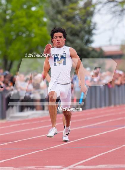 Thumbnail 2 in CHSAA State Championships (4 x 100m Finals) photogallery.