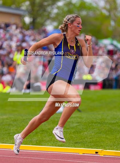 Thumbnail 3 in CHSAA State Championships (4 x 100m Finals) photogallery.