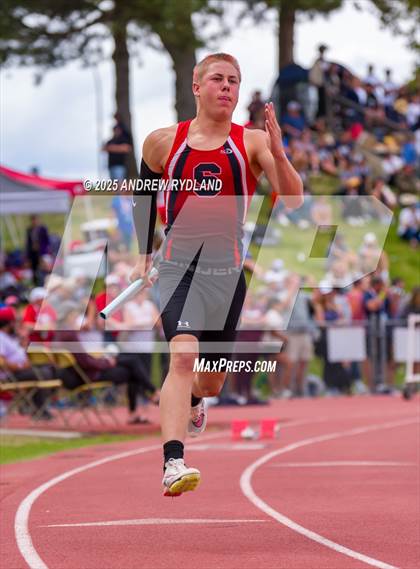 Thumbnail 2 in CHSAA State Championships (4 x 100m Finals) photogallery.