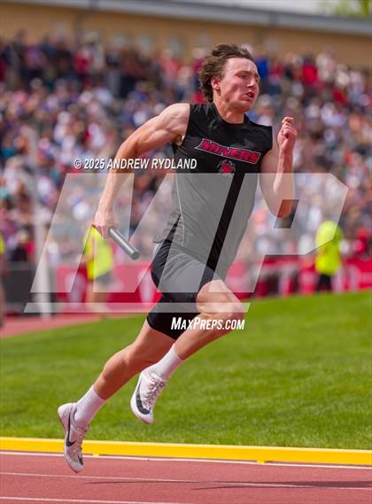 Thumbnail 3 in CHSAA State Championships (4 x 100m Finals) photogallery.