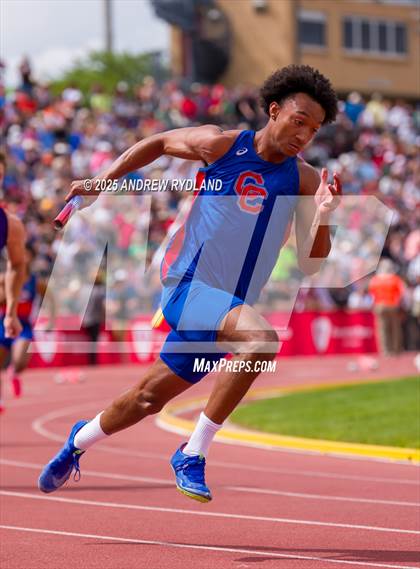 Thumbnail 3 in CHSAA State Championships (4 x 100m Finals) photogallery.