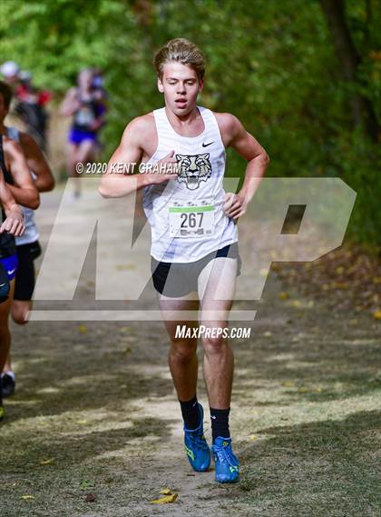 Thumbnail 1 in IHSAA Noblesville Cross Country Sectional Championship (Editorial Only) photogallery.