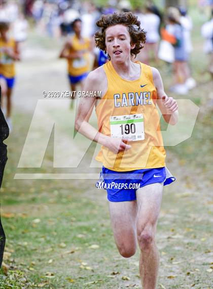 Thumbnail 3 in IHSAA Noblesville Cross Country Sectional Championship (Editorial Only) photogallery.