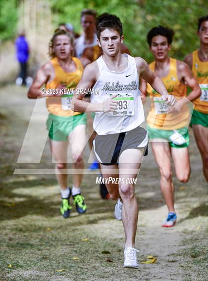 Thumbnail 3 in IHSAA Noblesville Cross Country Sectional Championship (Editorial Only) photogallery.