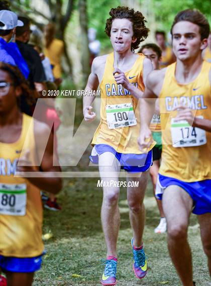 Thumbnail 3 in IHSAA Noblesville Cross Country Sectional Championship (Editorial Only) photogallery.