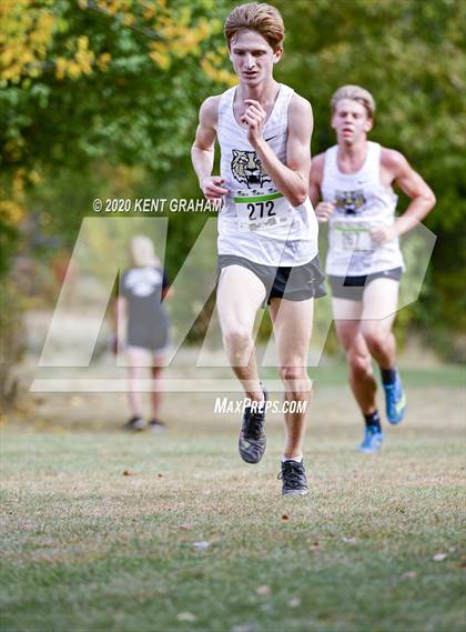 Thumbnail 1 in IHSAA Noblesville Cross Country Sectional Championship (Editorial Only) photogallery.