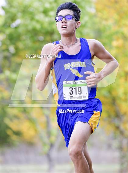 Thumbnail 2 in IHSAA Noblesville Cross Country Sectional Championship (Editorial Only) photogallery.