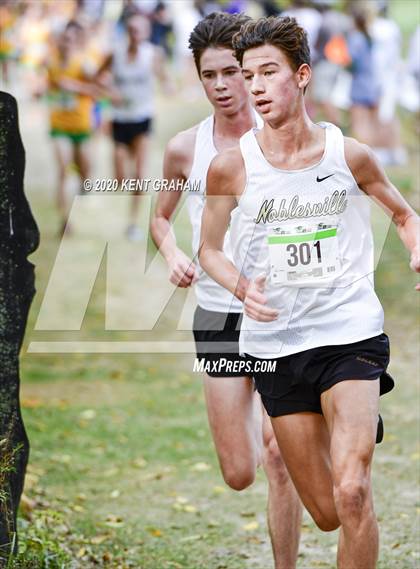 Thumbnail 1 in IHSAA Noblesville Cross Country Sectional Championship (Editorial Only) photogallery.