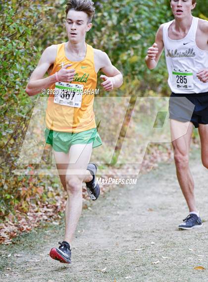 Thumbnail 3 in IHSAA Noblesville Cross Country Sectional Championship (Editorial Only) photogallery.