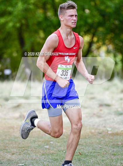 Thumbnail 3 in IHSAA Noblesville Cross Country Sectional Championship (Editorial Only) photogallery.