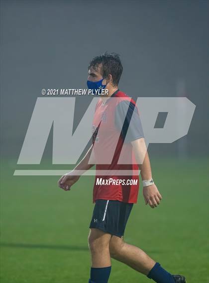 Thumbnail 1 in Pine Lake Preparatory vs. Franklin Academy (2 of 3 - NCHSAA 1A Final - Overtime, Rain, and Fog) photogallery.