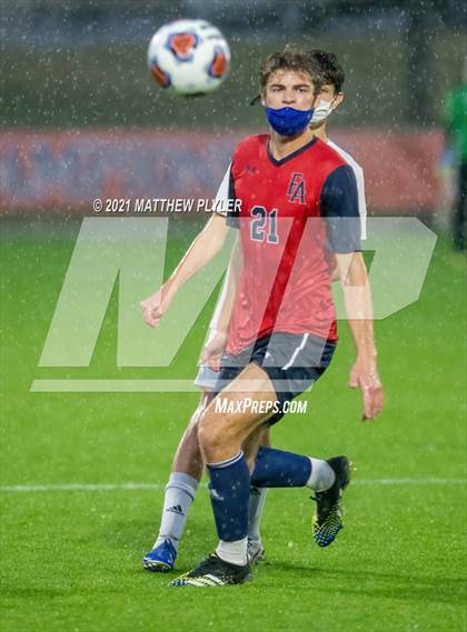 Thumbnail 1 in Pine Lake Preparatory vs. Franklin Academy (2 of 3 - NCHSAA 1A Final - Overtime, Rain, and Fog) photogallery.