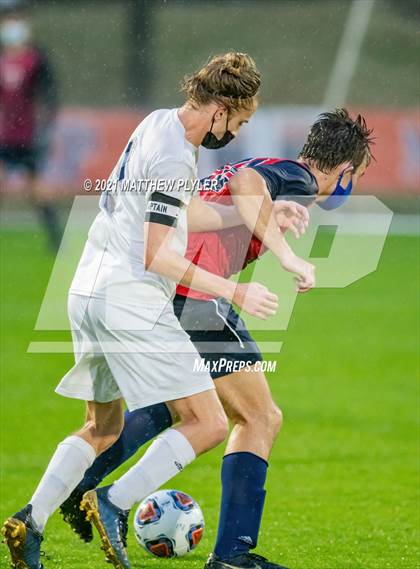 Thumbnail 3 in Pine Lake Preparatory vs. Franklin Academy (2 of 3 - NCHSAA 1A Final - Overtime, Rain, and Fog) photogallery.