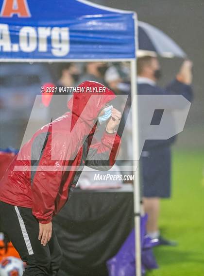 Thumbnail 1 in Pine Lake Preparatory vs. Franklin Academy (2 of 3 - NCHSAA 1A Final - Overtime, Rain, and Fog) photogallery.