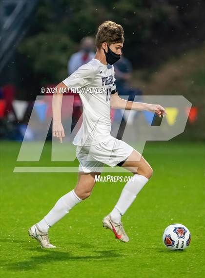 Thumbnail 2 in Pine Lake Preparatory vs. Franklin Academy (2 of 3 - NCHSAA 1A Final - Overtime, Rain, and Fog) photogallery.