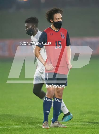 Thumbnail 3 in Pine Lake Preparatory vs. Franklin Academy (2 of 3 - NCHSAA 1A Final - Overtime, Rain, and Fog) photogallery.