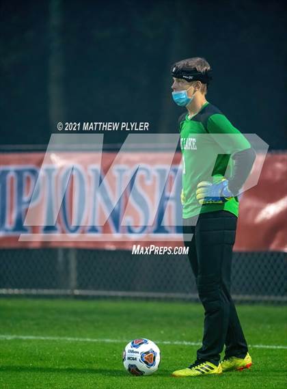 Thumbnail 2 in Pine Lake Preparatory vs. Franklin Academy (2 of 3 - NCHSAA 1A Final - Overtime, Rain, and Fog) photogallery.