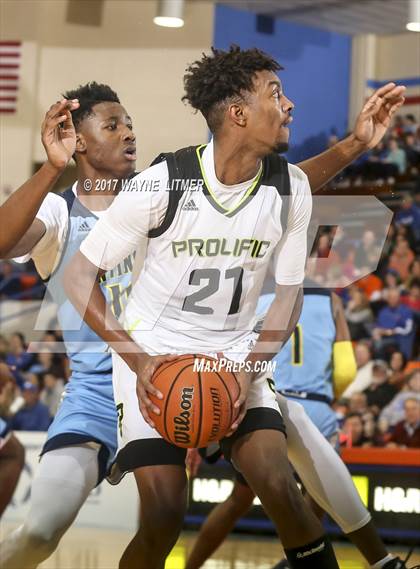 Thumbnail 3 in Prolific Prep vs. Huntington Prep (Marshall County Hoopfest) photogallery.