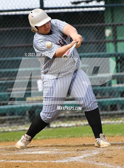 Thumbnail 2 in McCurtain vs Webbers Falls (Riverside Conference tournament) photogallery.
