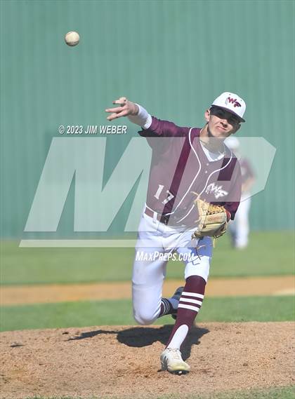 Thumbnail 2 in McCurtain vs Webbers Falls (Riverside Conference tournament) photogallery.