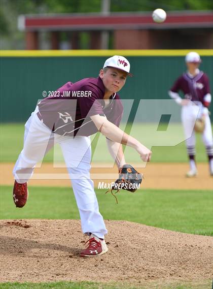 Thumbnail 2 in McCurtain vs Webbers Falls (Riverside Conference tournament) photogallery.
