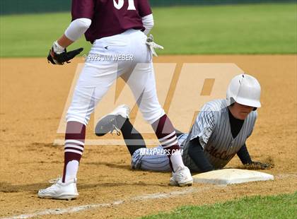 Thumbnail 2 in McCurtain vs Webbers Falls (Riverside Conference tournament) photogallery.
