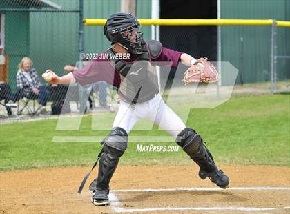 Thumbnail 2 in McCurtain vs Webbers Falls (Riverside Conference tournament) photogallery.