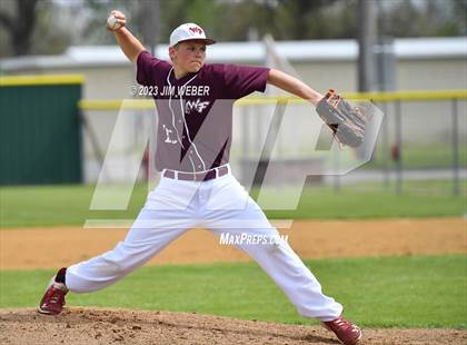 Thumbnail 2 in McCurtain vs Webbers Falls (Riverside Conference tournament) photogallery.