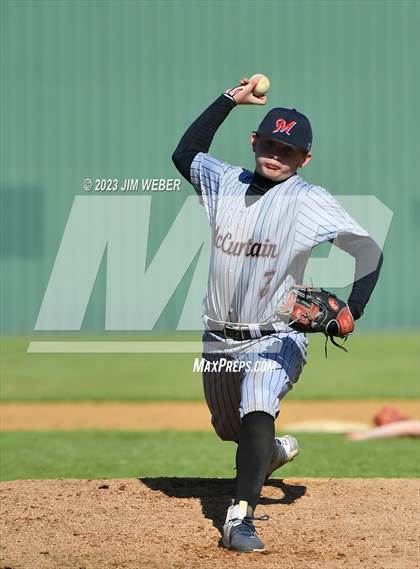 Thumbnail 1 in McCurtain vs Webbers Falls (Riverside Conference tournament) photogallery.