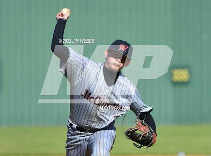 Thumbnail 2 in McCurtain vs Webbers Falls (Riverside Conference tournament) photogallery.