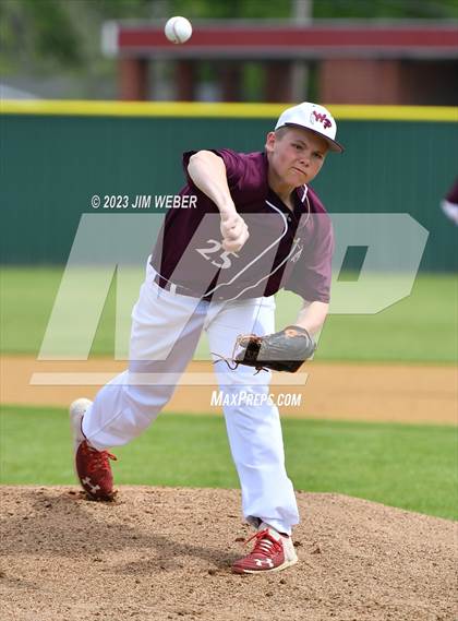 Thumbnail 1 in McCurtain vs Webbers Falls (Riverside Conference tournament) photogallery.