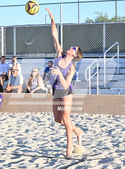 Thumbnail 2 in Notre Dame Prep vs. Skyline (AIA DI Pairs Round 1 Playoff) photogallery.