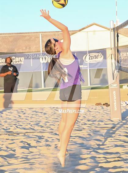 Thumbnail 1 in Notre Dame Prep vs. Skyline (AIA DI Pairs Round 1 Playoff) photogallery.