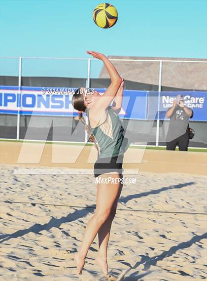 Thumbnail 1 in Notre Dame Prep vs. Skyline (AIA DI Pairs Round 1 Playoff) photogallery.