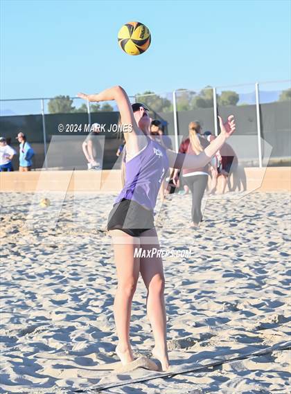 Thumbnail 1 in Notre Dame Prep vs. Skyline (AIA DI Pairs Round 1 Playoff) photogallery.