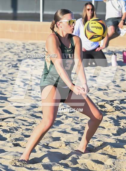 Thumbnail 2 in Notre Dame Prep vs. Skyline (AIA DI Pairs Round 1 Playoff) photogallery.