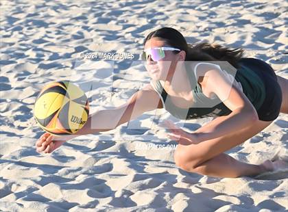 Thumbnail 2 in Notre Dame Prep vs. Skyline (AIA DI Pairs Round 1 Playoff) photogallery.