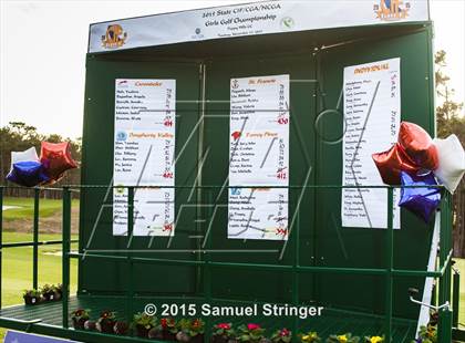 Thumbnail 3 in 2015 CIF Girls State Golf Championship (Poppy Hills GC) photogallery.