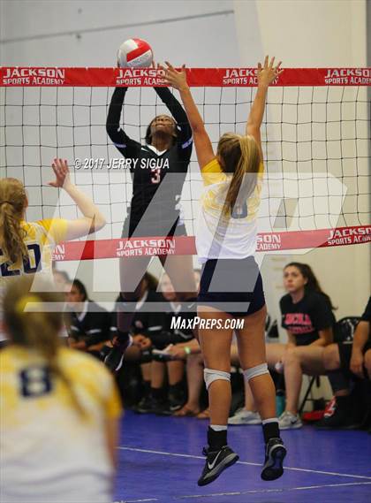 Thumbnail 2 in Sutter vs Lincoln (CIVT Pre-season Varsity Tournament) photogallery.