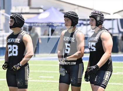 Thumbnail 3 in Mater Dei vs, Servite (Brave 8 Invitational) photogallery.