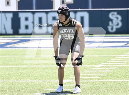 Thumbnail 2 in Mater Dei vs, Servite (Brave 8 Invitational) photogallery.