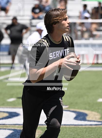 Thumbnail 1 in Mater Dei vs, Servite (Brave 8 Invitational) photogallery.