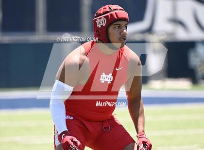Thumbnail 3 in Mater Dei vs, Servite (Brave 8 Invitational) photogallery.