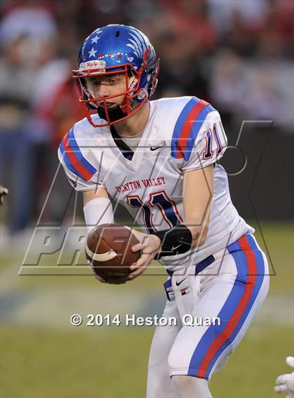 Thumbnail 3 in Clayton Valley Charter vs. Redlands East Valley (CIF State D2 Final) photogallery.